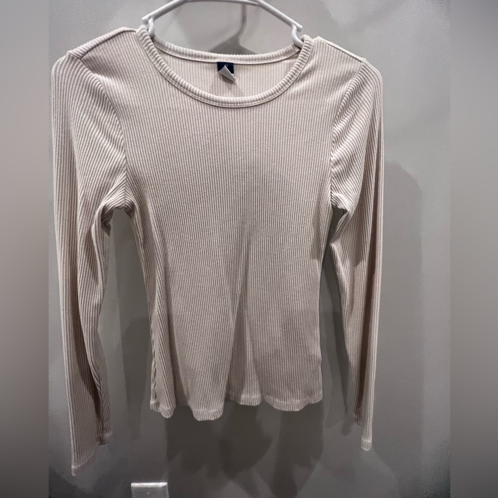 Long Sleeve Ribbed T-Shirt